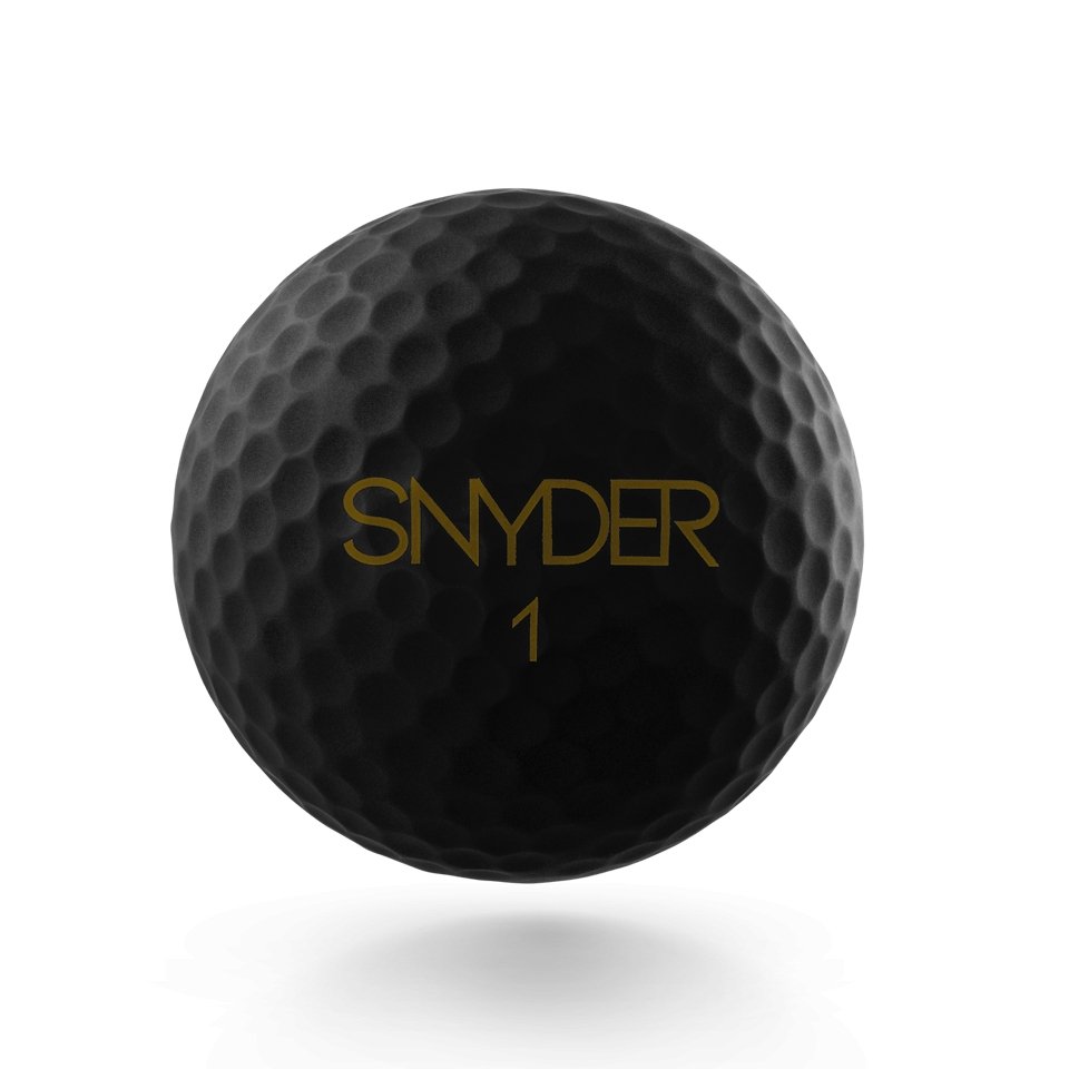 SNY BLACK EDITION - Golfbälle - SNYDER Golf